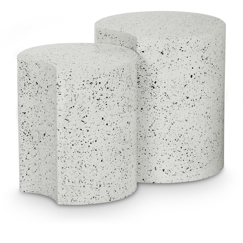 Table de bout Hylie, Blanc