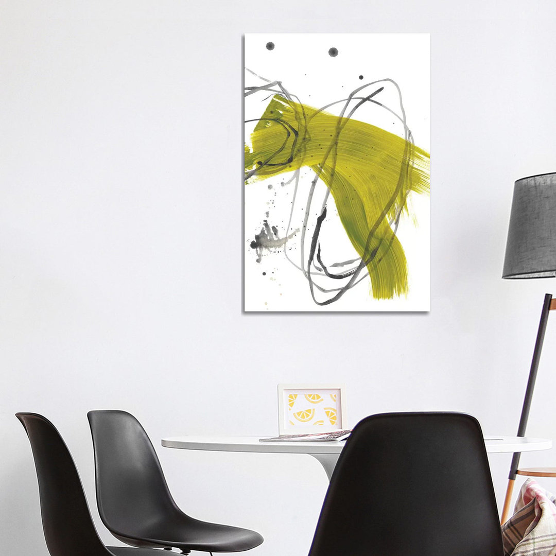Citron Fusion No. 2 by Bronwyn Baker - Wrapped Canvas Gallery-Wrapped Canvas Giclée