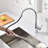 SUMERAIN Kitchen Sink Faucet with Dual Mode Sprayer, Single Hole Pull-Out Kitchen Faucet Stainless Steel Brushed Gold-114114616