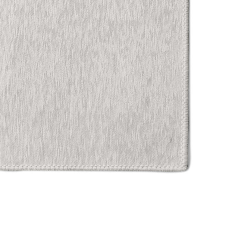 Rouge géométrique/Ivoire Tapis décoratif, Rectangle 3 pi x 5 pi