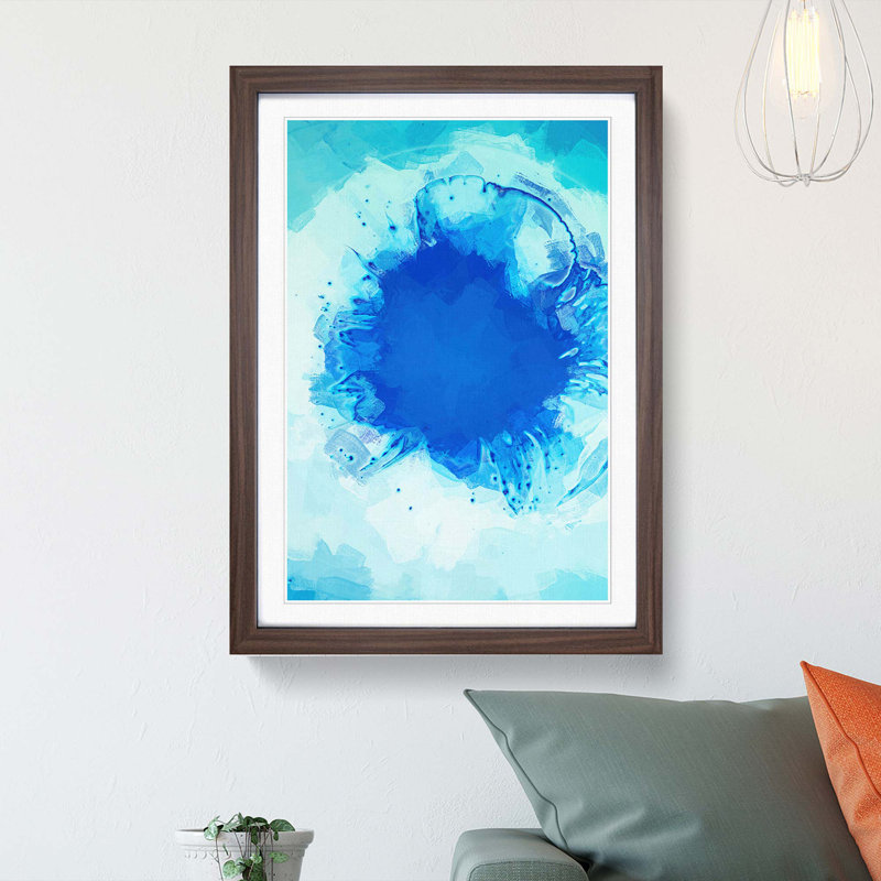 Impossible View in Abstract - Framed Print, Walnut, 76cm H x 50cm W x 2cm D