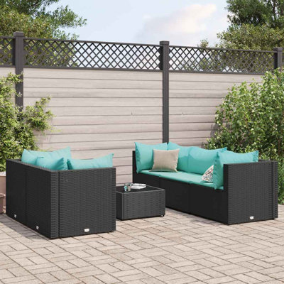  Ensemble de 5 chaises longues pour patio