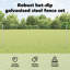 Vidaxl Fence With Posts Steel-116798218-116798224