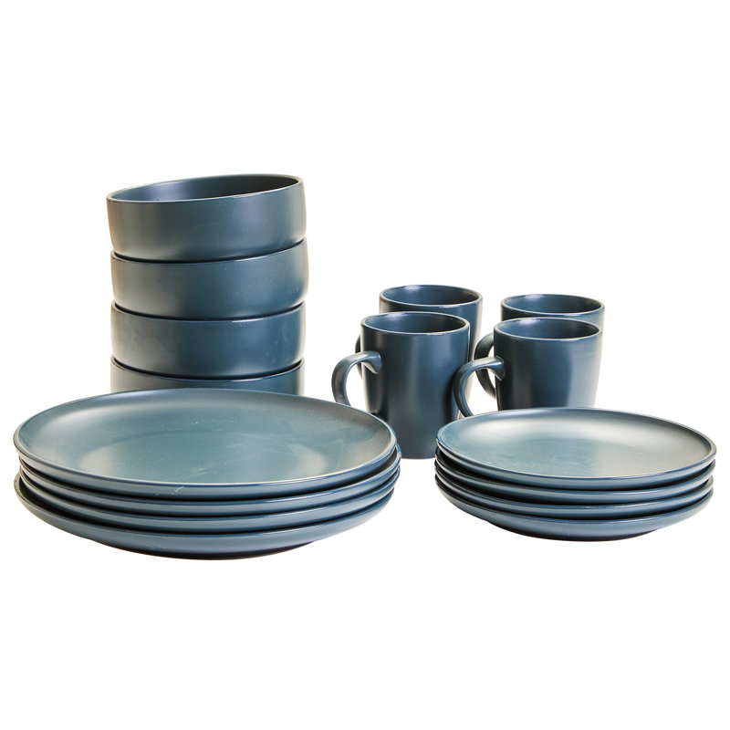 Chamblis Stoneware Dinnerware - Service for 4