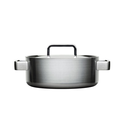 Iittala Stainless Steel Round Casserole with Lid
