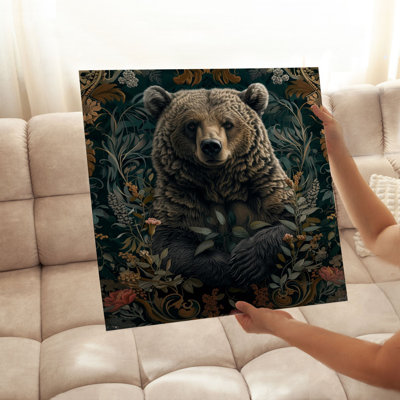 Animaux, animaux William Morris Bear I, reproduction d'art sans cadre