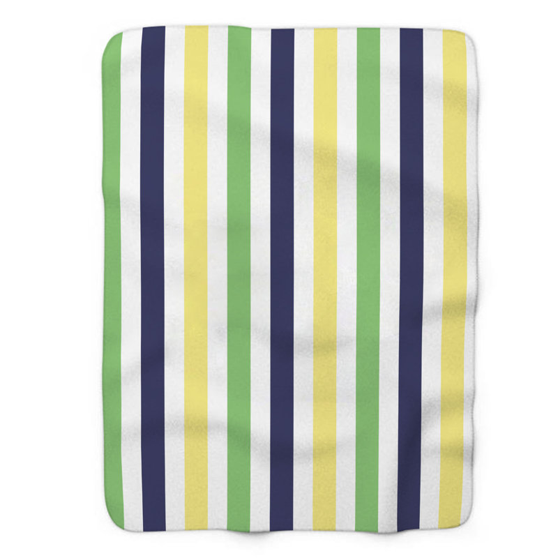Zesty Citrus - couverture sherpa de qualité supérieure 1 pièce, L 50 po x L 60 po