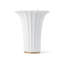 Royal Copenhagen White Vase with Gold Rim