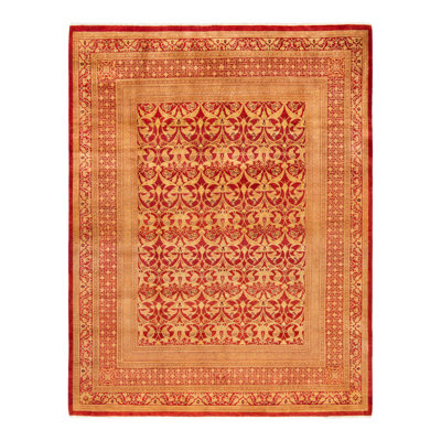 Truette One-of-a-Kind 8' 2" X 10' 5" 2010s Wool Area Rug in Red