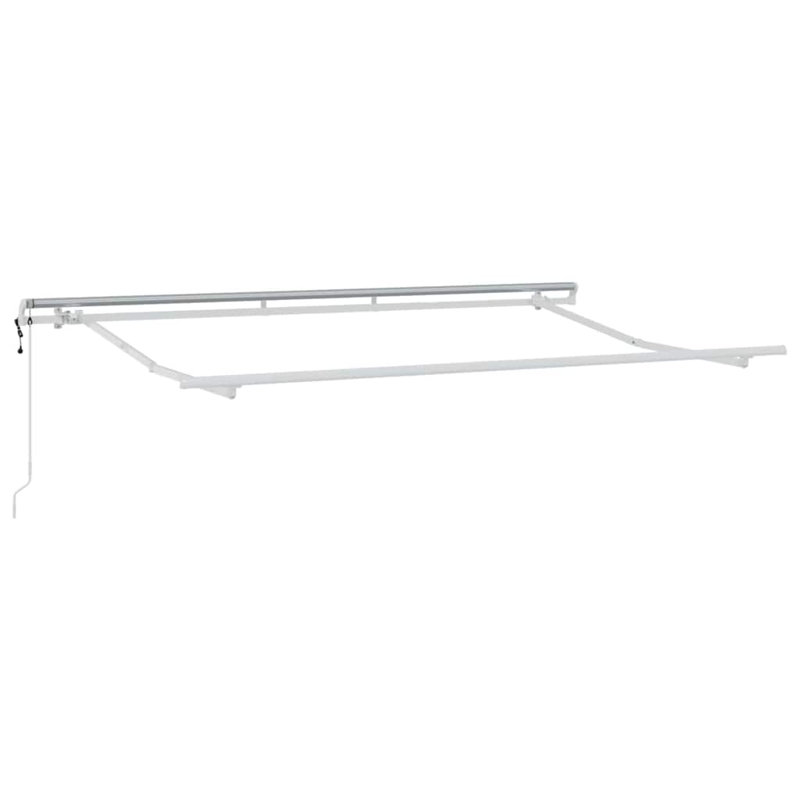 Awning Frame Metal, 350cm W x 200cm D, White