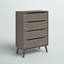 Ensemble de chambre configurable avec lit plateforme très grand californien Stamey
