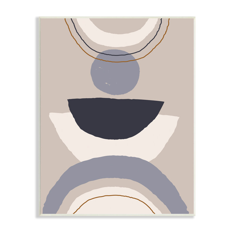 «Boho Inspired Abstraction», impression sur toile, H 19 po x l 13 po x P 0,5 po, Unframed