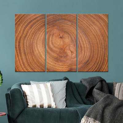 Elegant Printed Canvas: Tree of Life Wall Art,3P Wrapped Canvas