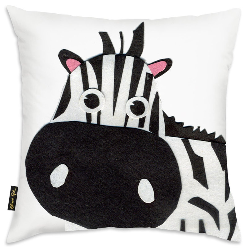 Coussin Olivel's Easel Home Zebra