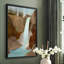 Turquoise Falls II, reproduction encadrée - bois massif-112402780-112402758