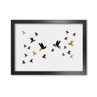 Orara Origami Birds Collage III - Print