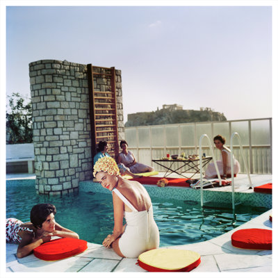 Penthouse Pool Print by Slim Aarons