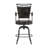 Kazuho Upholstered Metal Swivel Stool-41724729-118018318