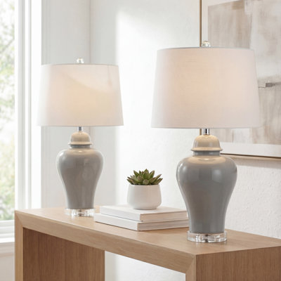 Cacho 27" Ceramic Urn LED Table Lamp