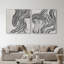 Emotional Set Canvas Abstract Print by Oliver Gal, Black Frame, 12 x 12-1282838272-1282838328