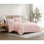 Ensemble d'édredon de 3 pièces en microfibre à nervures Swift Home - couleurs unies et motifs rayés - toutes saisons, durable, facile d'entretien-156299573-226458141