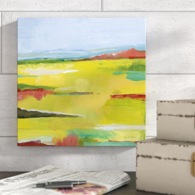 Landscape Abstract 1 Piece Wrapped Canvas Painting