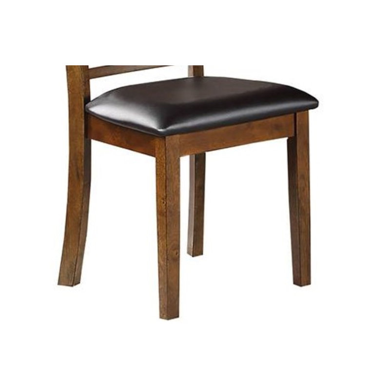 Faux Leather Upholstered Side Chair