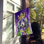 Double Sided 40'' H x 28'' W Polyester Mardi Gras House Flag