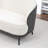 Stith Upholstered Velvet Loveseat With Black Legs-298365531