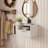 Floating Nightstand With Charging Station And LED Light,-1132342202