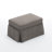 Upholstered Tan Skirted Rectangular Storage Ottoman with Lift-Top-1163956768