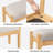 Doucet 48" Wide Solid Wood Upholstered Bench
