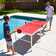 Foldable Indoor/Outdoor Table Tennis Table with Paddles and Balls (64mm Thick)