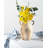 Farmhouse Flower Vase With 2 Handles,Decorative Ceramic Flower Vase For Home Decor-929220412