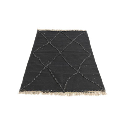 Odell Black Rug
