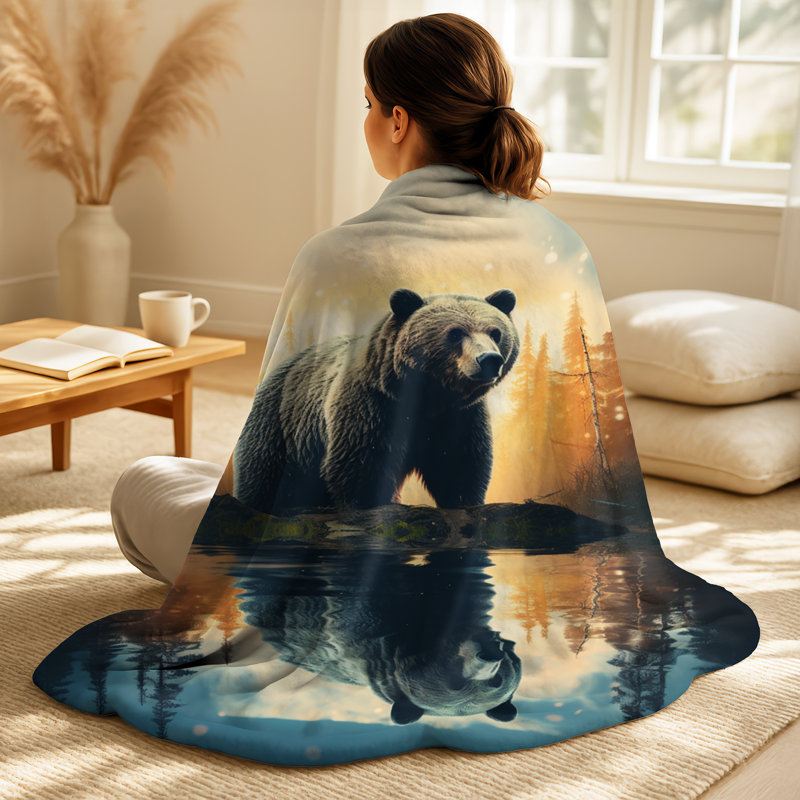 Jeté d'ours double exposition Flare III