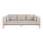 85.5'' Leather Sofa - Taupe-931112146