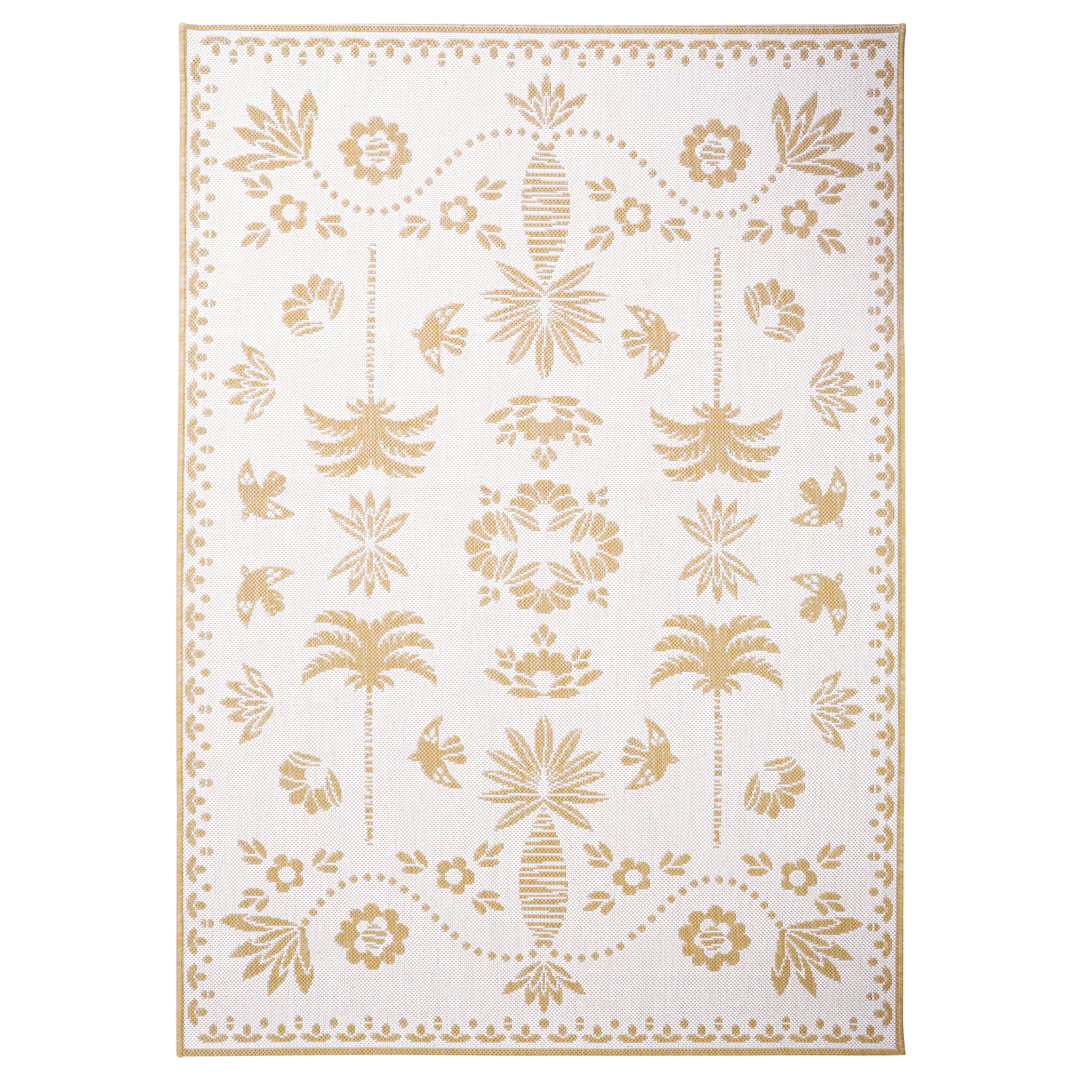 Teppich Aqueela in Gold/Cream