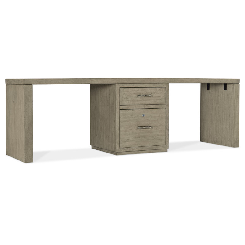 Linville Falls Peninsula Floating Desk, 30" H x 96" W x 24" D