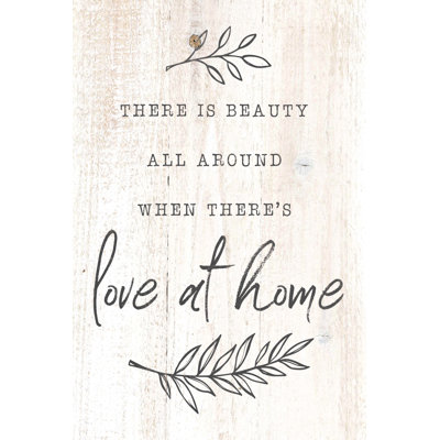 Love At Home 2 - Wrapped Canvas Print