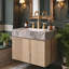 Meuble-lavabo mural simple 24 po avec surface solide 24 po-1588905324