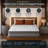 10-Inch Pillow Top Double-Sided Medium Firm Innerspring Mattress With 8" Box Spring Fully Assembled, King-627629546-622534168