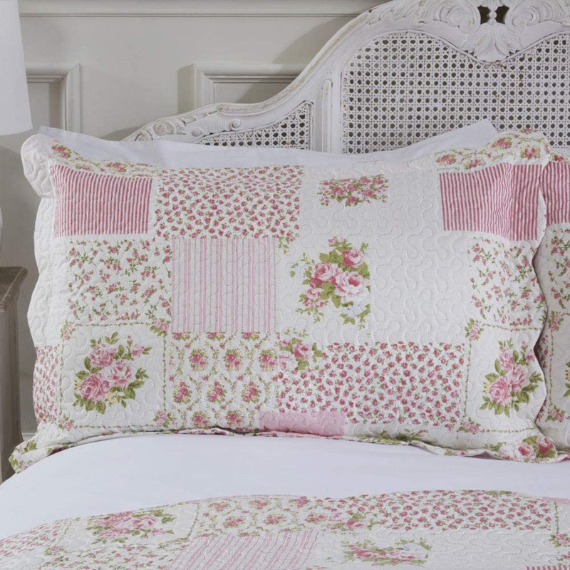 Fiskeville Patchwork Bedspread with Pillow Sham, 250 x 250cm Bedspread + 2 Pilllow Shams
