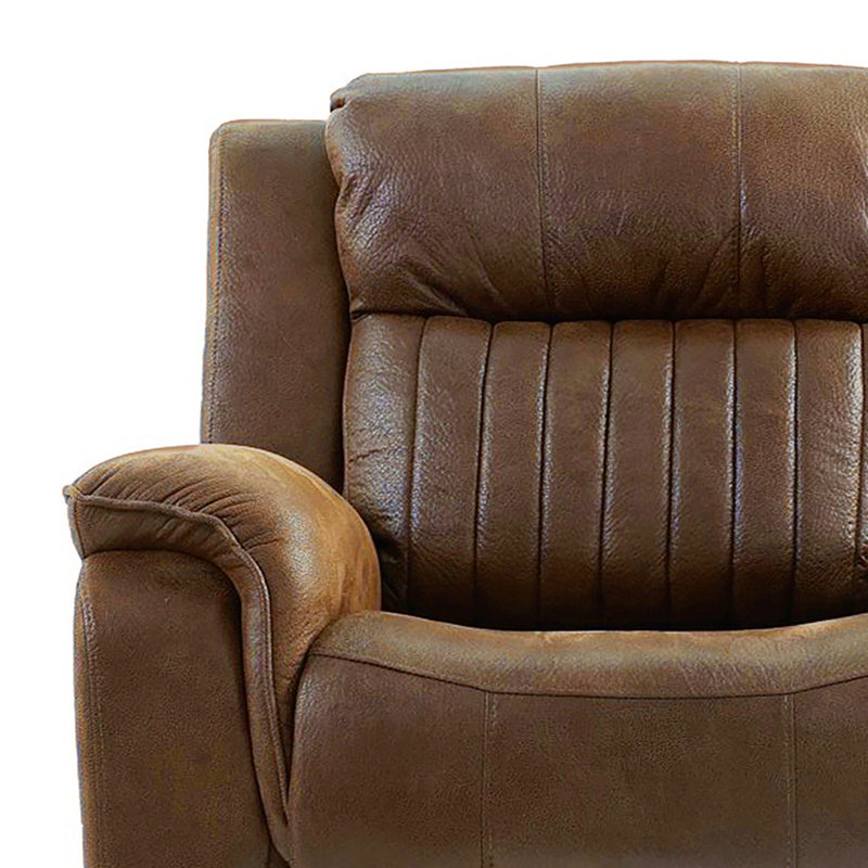 Fauteuil inclinable électrique simple, Brun