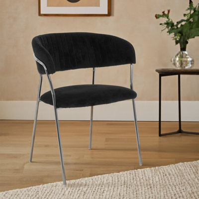 Elsberry 46cm H Velvet Upholstered Armchair
