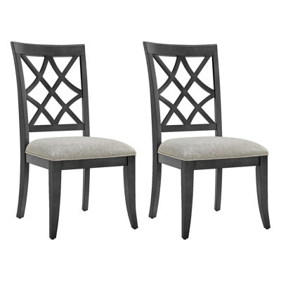 Wooden Frame Upholstered Dining Chairs Set Of 2,Mid Century Retro Chairs Comfor Kitchen Chairs For Living Room,Restaurant,Dark OAK Color