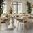 47.2"W Retro Country Style Round Dining Table-501745826