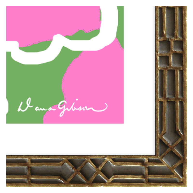 Watermark In Green Giclee Print by Dana Gibson