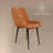 Dining Chairs Set Of 4, Modern High Back Suede Faux Leather Upholstered Dining Room Chairs With Thick Cushions, Wide Padded Seat, Metal Legs For Kitchen, Living Room, Brown-1305095176-1296644307