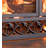 Akiera Iron Scrollwork Fireplace Screen With Two Doors-1623275606